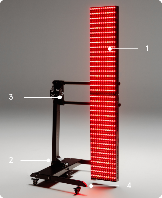 Apex panel on a motorized stand