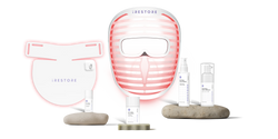 iRESTORE skincare products and devices in front view angle