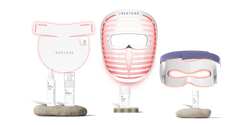 LED neck and chest mask, LED face mask, LED eye mask with skin consumables below