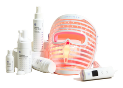 iRESTORE skincare products and LED face mask