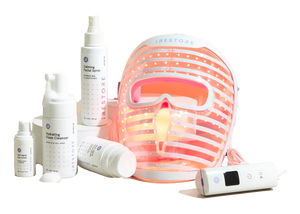 iRESTORE skincare products and LED face mask