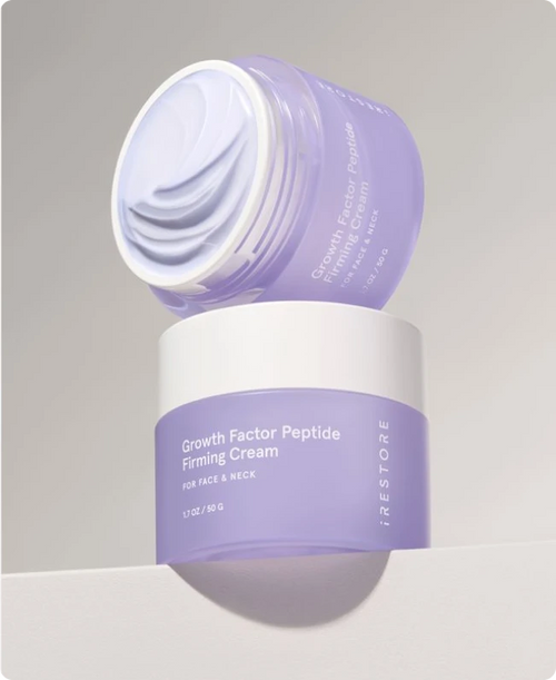 Jar of peptide firming cream
