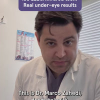 Dermatologist talking about benefits of Illlumina Eye Mask