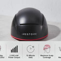 Short clip of a the Elite device showing all angle and the its key benefits. 500 diodes, 2,500 milliwatt power output, 12 minutes daily use, maximum scalp coverage, and triple wavelength.