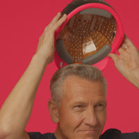 Short clip of a man wearing the elite hair device.