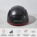 Short clip of a the Elite device showing all angle and the its key benefits. 500 diodes, 2,500 milliwatt power output, 12 minutes daily use, maximum scalp coverage, and triple wavelength.