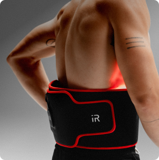 Sculpt belt wrapped around the lower back.