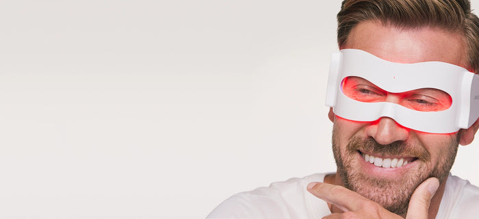 Man wearing the illumina eye mask