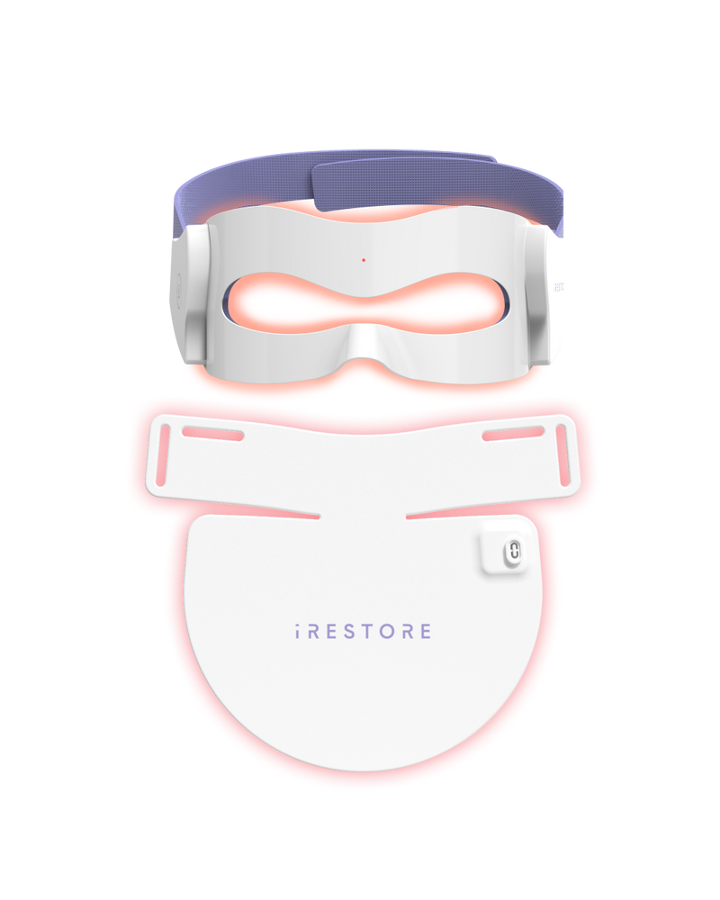 led eye mask and neck and chest mask
