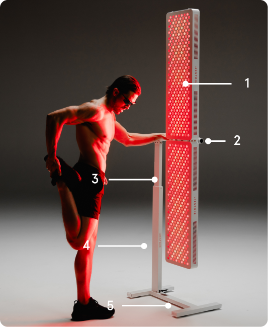 Apex panel on a universal stand