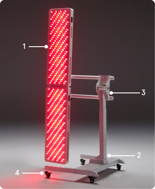 Apex panel on a motorized stand