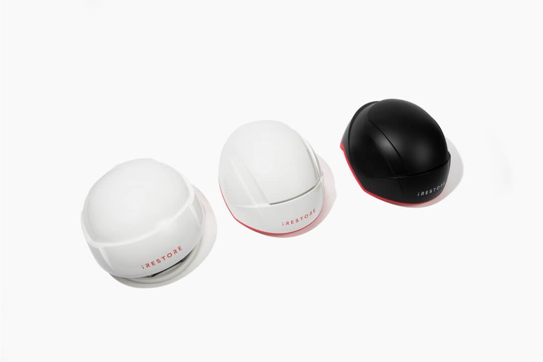 Top view image of the Elite, Professional and Essential helmet device.