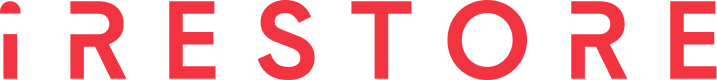 iRESTORE Logo in red