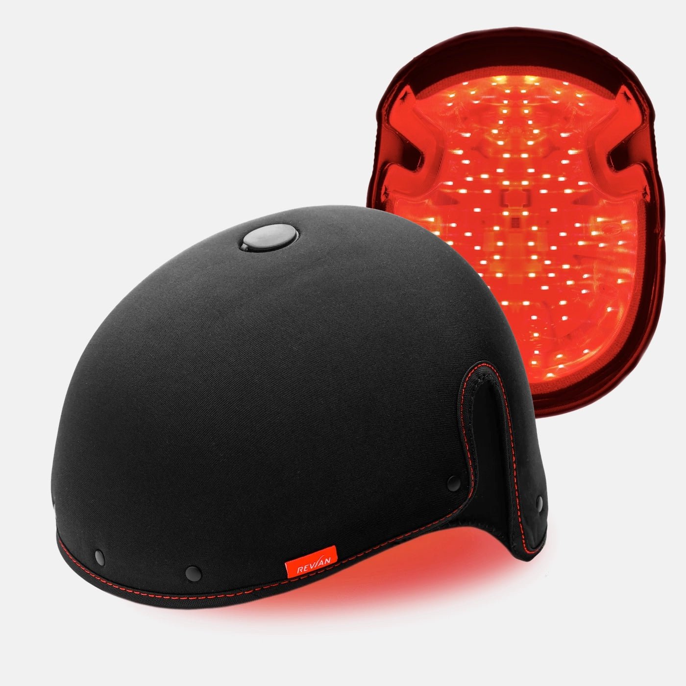 Image showing 2 REVIAN Red device. A font side view and the interior of the device