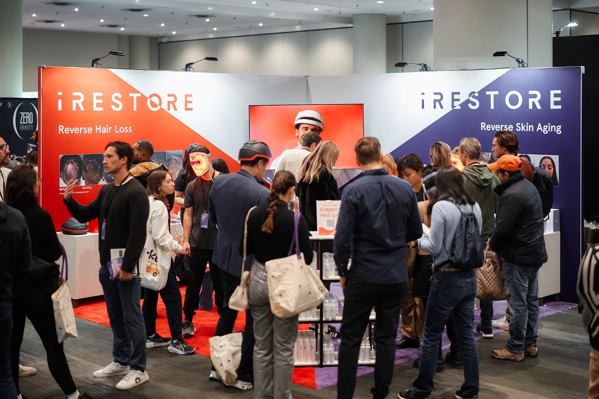 iRESTORE Booth at the Don't Die Summit