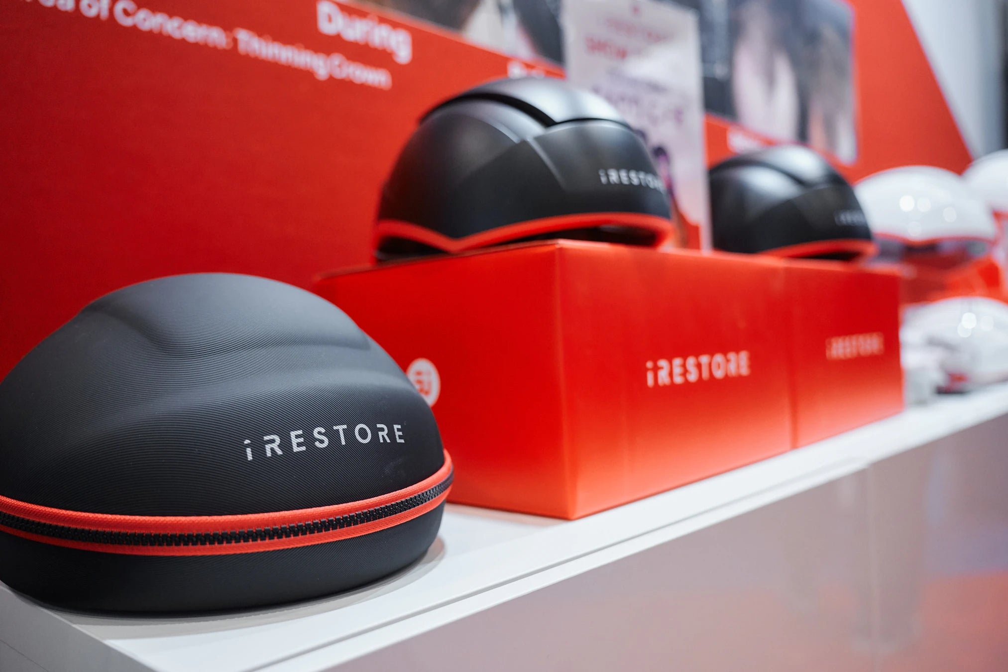 iRESTORE hair devices at the Don't Die Summit