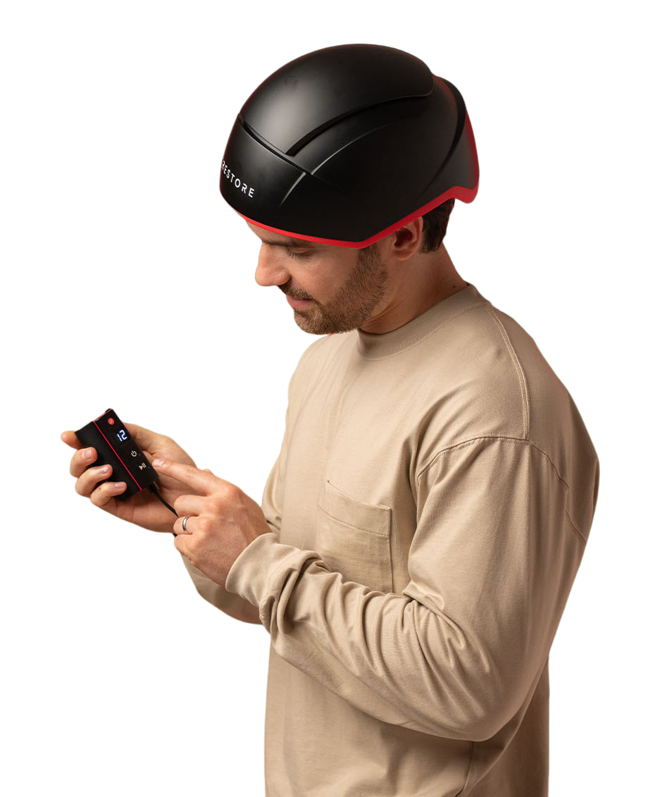 Image of a man wearing the Elite device.