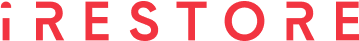 iRESTORE Logo in red